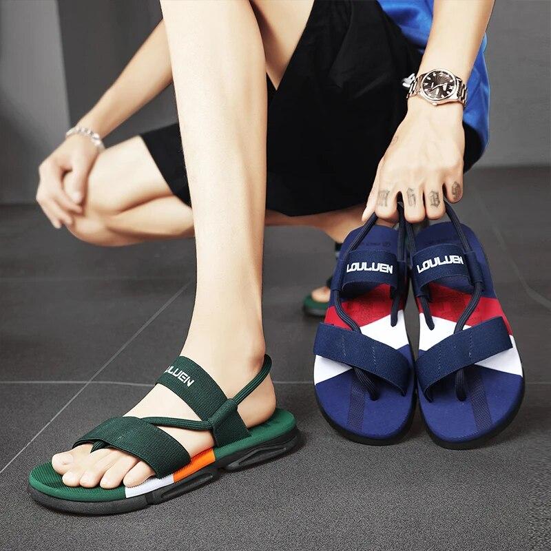 Sandals Men Sneakers Casual Shoes Men Light Soft Flip Flops Men Slippers Men Beach Sandals