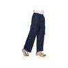 Lösa Cargo-jeans med flera fickor för män Byxor Mörkblå LMB007116204183A05605