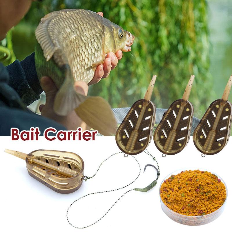5pcs Carp Fishing Method Feeder Cage 20g/30g/40g/50g QuickRelease Bait Cage Basket Bait Fishing Tackle Accessories