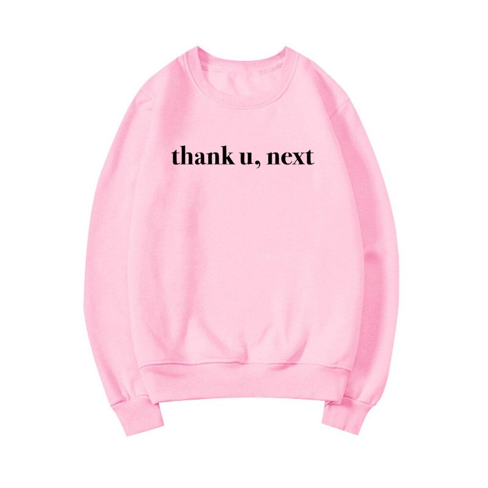 Bluza Thank U Next Damska Harajuku Graficzna Bluza z Kapturem Moda lat 90. Bluzy Crewneck Streetwear Casualowe Pulowery Prezent dla Fanów
