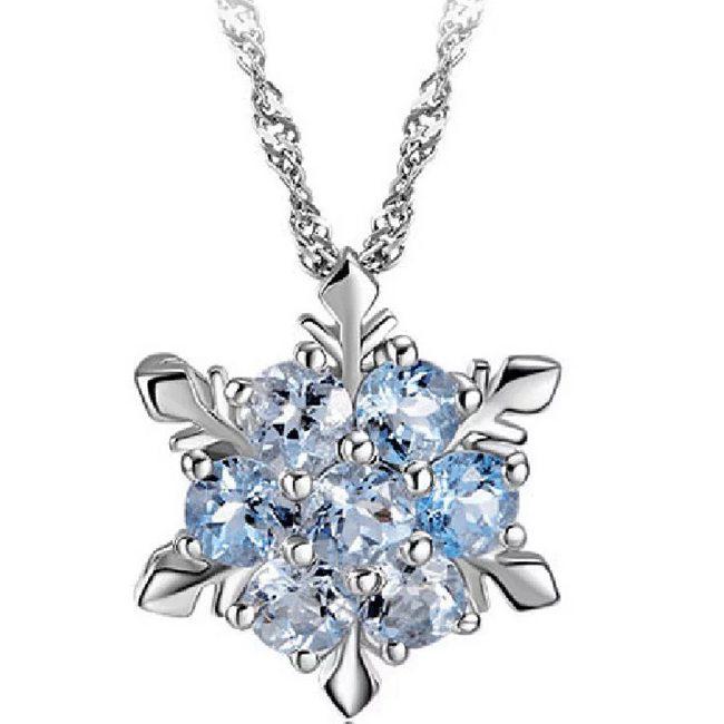 40 Piece Snowflake Charms - Enamel Christmas Holiday Pendants For Jewelry Making 19x24mm