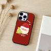 Christmas Santa Claus Phone Case Color Silver Shell For IPhone 17 16 15 14 13 12 11 Pro Max Plus