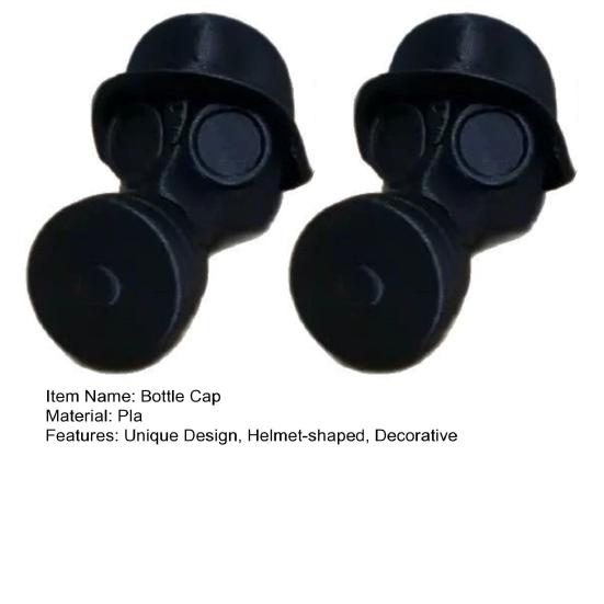 Kreativní otvírák na lahve, voják, pozdrav, pivní lahev, helma, zábavný párty uzávěr lahve se salutující pózou, voják, dárek pro nadšence do piva.