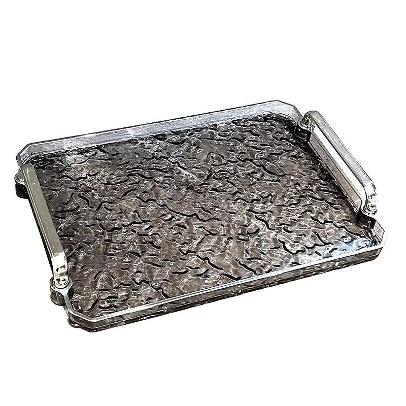 2023 Luxury Tea Tray Set: Elegant Tea & Water Cup Tray for Living Room or Club Coffee Table