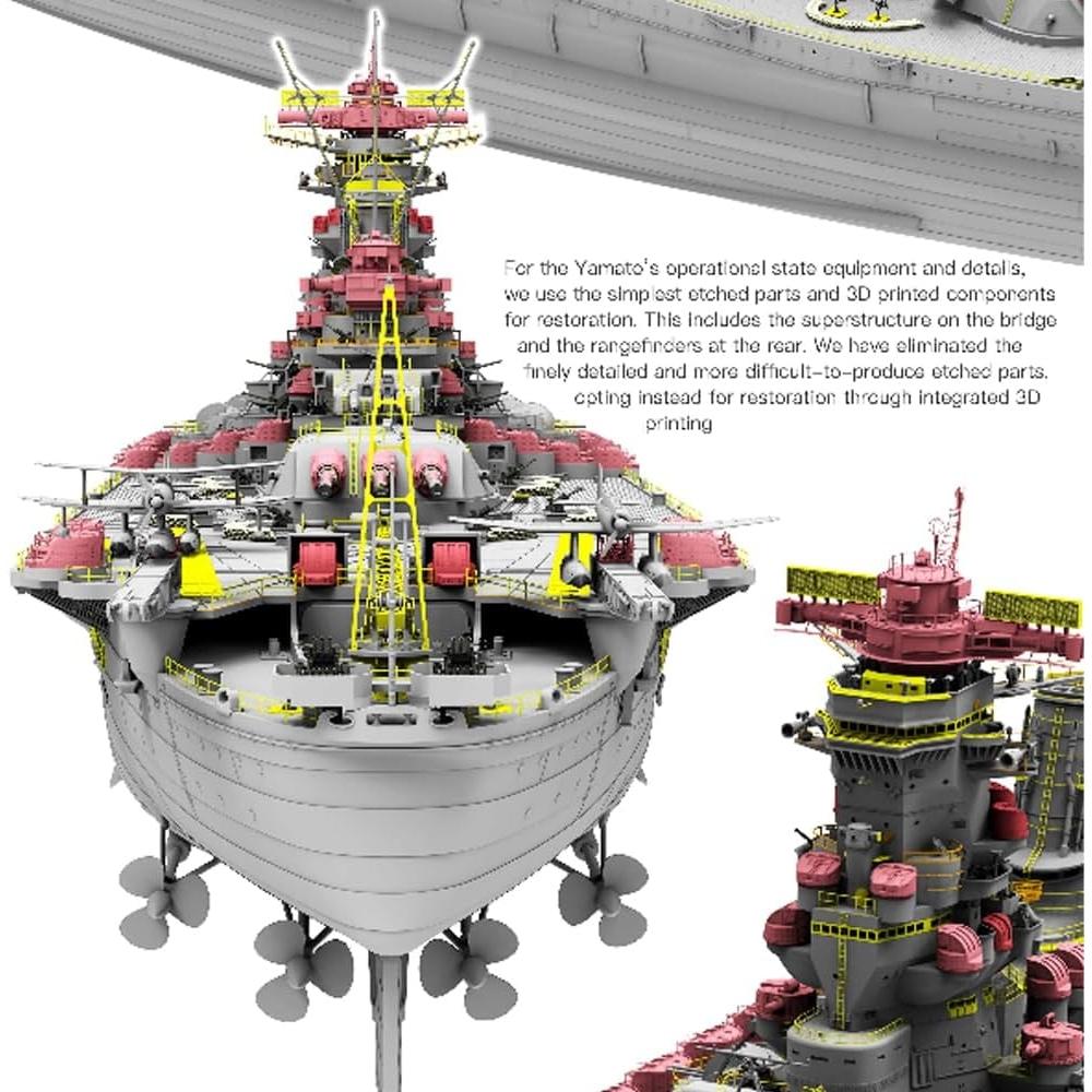 Border Model  Border Model  1 350 Japanese Navy BattleShip Yamato 1945 Plastic Model Bs004  Ship 