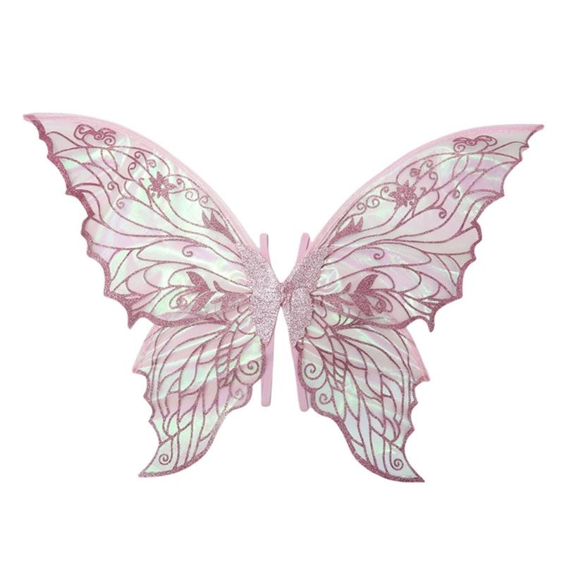 Performances Butterfly Fairies Angel Wing Funny Dress Up Butterfly Wing Sparkles Costumes Halloween Cosplays Wing Props