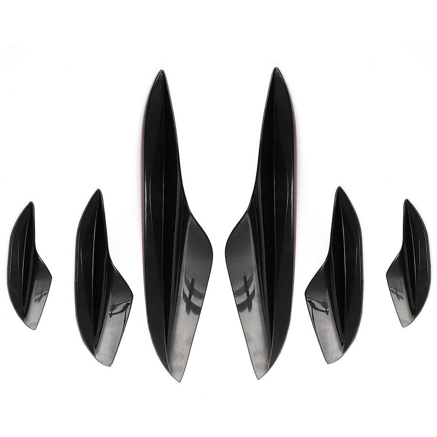 

Front Bumper Splitter 6pcs Glossy Black Spoiler Bmw E90 E92 E93 M3