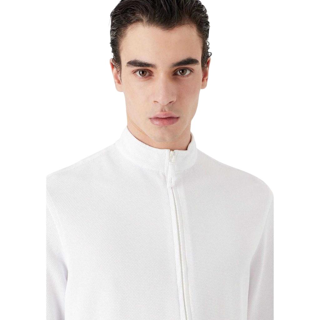 Emporio Armani Camisa Masculina Lisa de Algodão