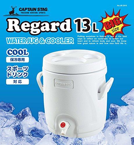 Captain Stag (CAPTAIN STAG) Jug Regard Water Jug & Cooler, 13L, White, UE-2019