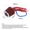 Universal 76mm Car Racing Cold Air Intake System Turbo Induction Pipe Tube Kit Aluminum With Cone Air Filter Inlet