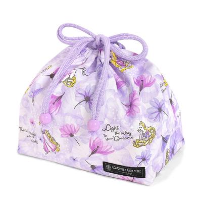 COLORFUL CANDY STYLE Disney Drawstring Lunch Bag with Name Tag (Medium) / Rapunzel / FASHIONABLE PRINCESS / Rapunzel / Princess Rapunzel N3492000