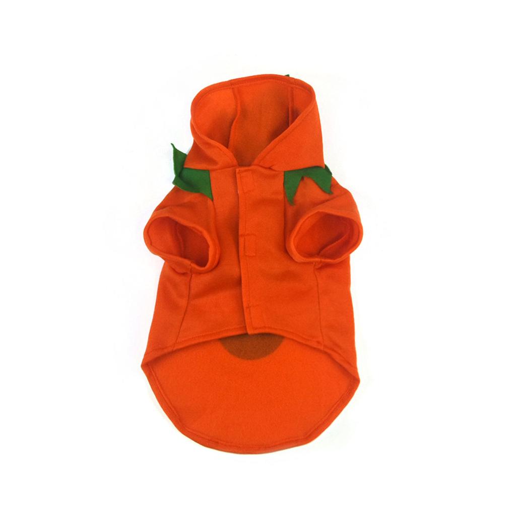 Small Dog Hoodie Clothes Two-Leg Sweatershirt Dog Cats Halloween Pumpkin Costume