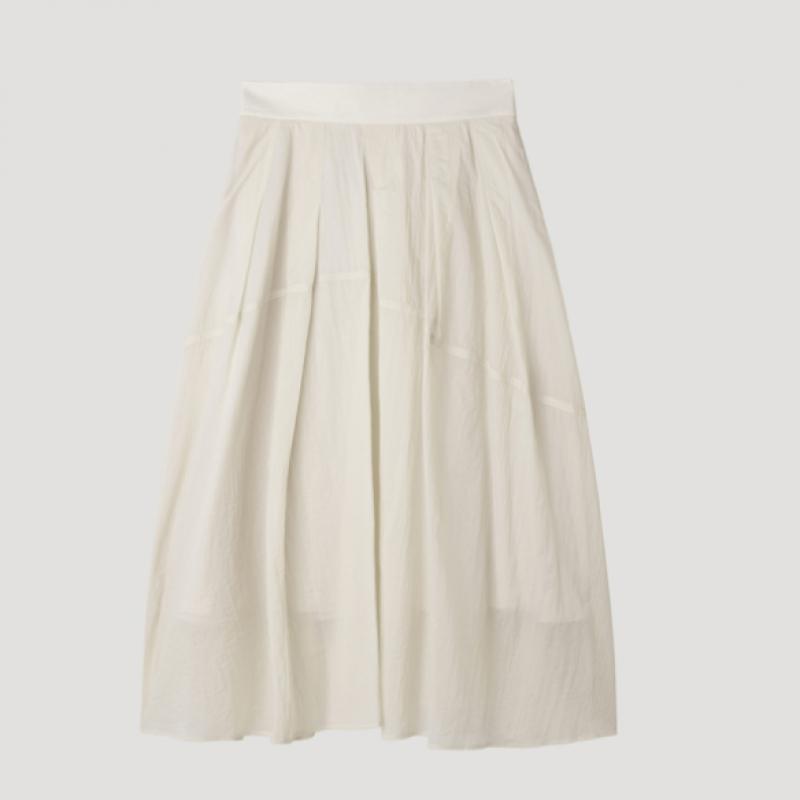 [She S miSS] Pleated Flare Long Skirt SwwSkp22110 Cr