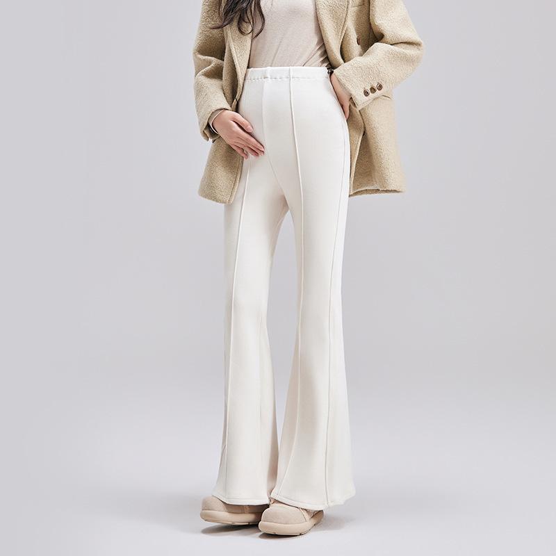 

Брюки для беременных весна и осень новые микро-клеш повседневные большого размера осенняя верхняя одежда широкие брюки одежда для беременных осень XL（140-170）