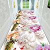 Vintage Chinese Print Corridor Long Rug Staircase Carpet Balcony Kitchen Mat Home Decoration Can Be Customized Carpet