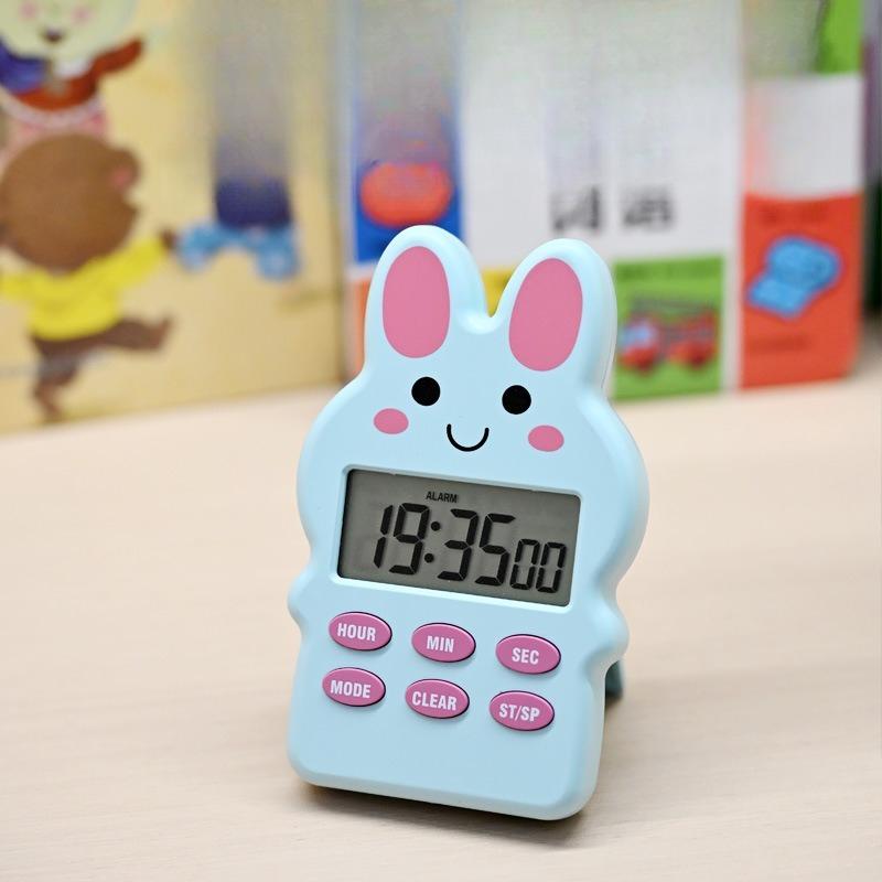 Cartoon Electronic Timer  Learning Positive Countdown Cooking Magnetic Timer Small Alarm Clock