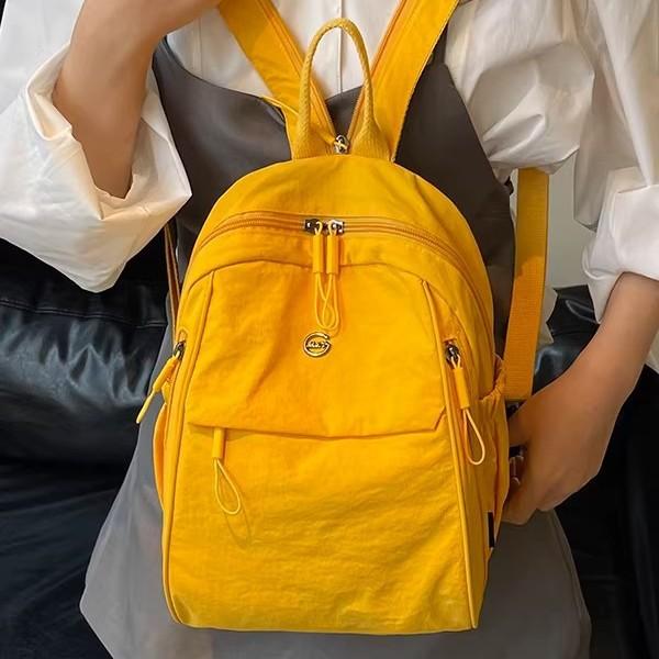 Schoolbag Simple and Lightweight Oxford Cloth Large-capacity Backpack Fashionable New Breast Bag Casual Schoolbag Versatile Travel Backpack Bag