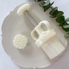 Plastic Mooncake Moulds Pastry Mold Mooncake Baking Tools Flower Shaped ABS Material Mooncake Stamps for Festival Baking