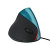 Ergonomic Vertical USB Optical Mouse with Wrist Support - 5-Button Wired Design