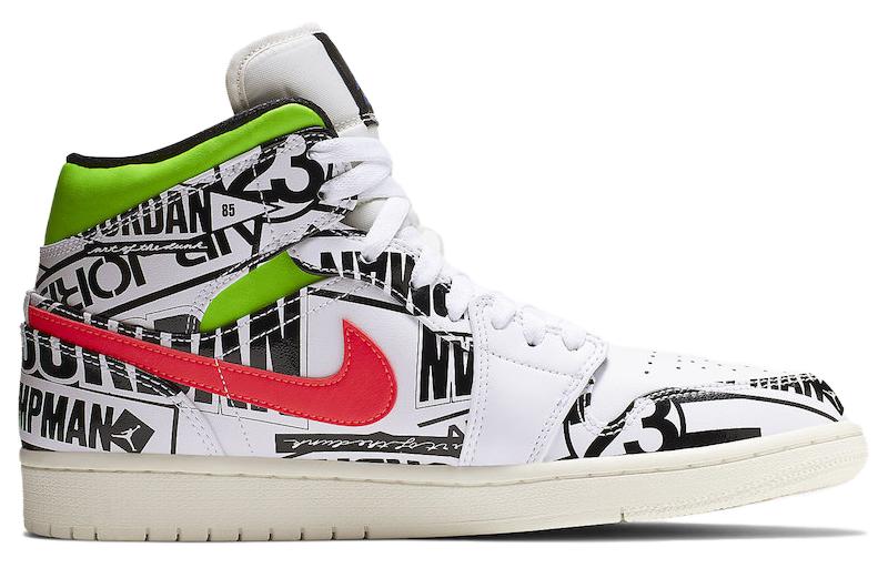 Jordan 1 Mid All Over Logos 554724-119