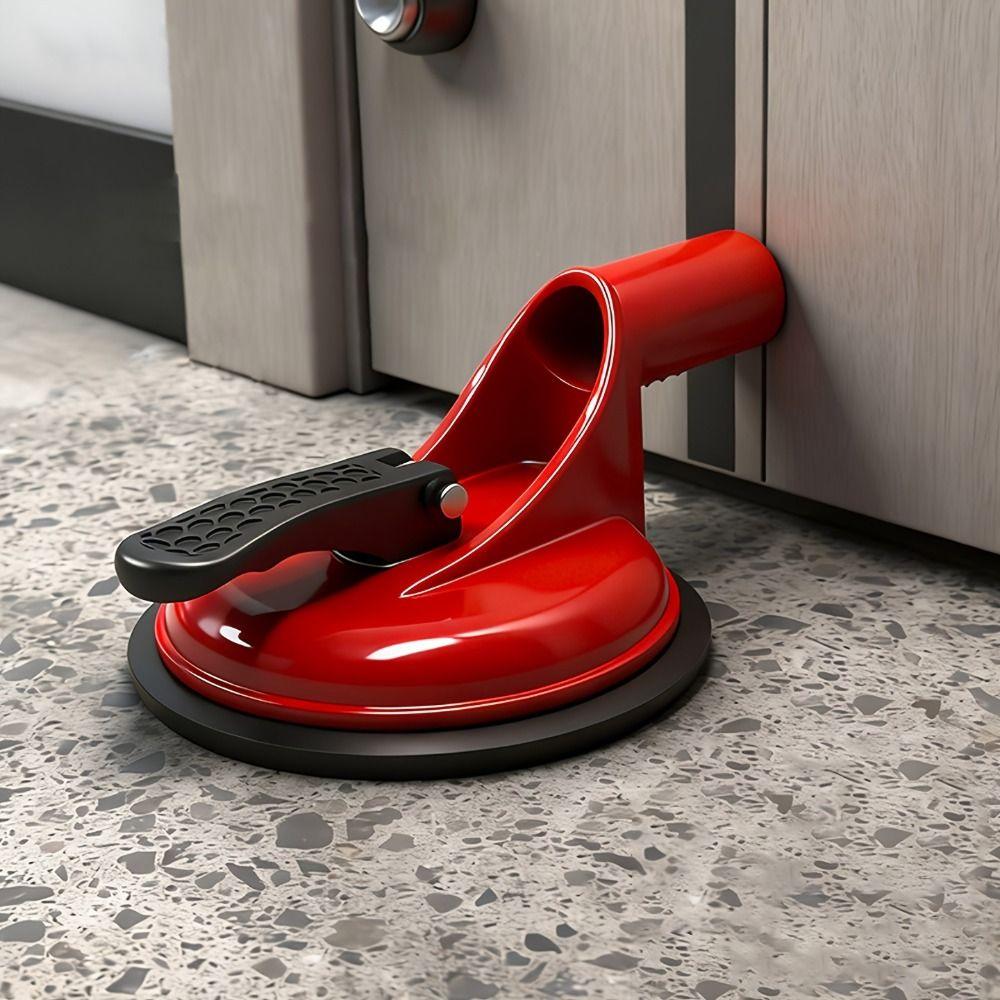 High Strength Security Door Guard Suction Cup Floor Door Block Durable Safe Doorstop Solo Living