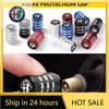 Car Sticker For 159 147 4Pcs Metal Car Tire Valve Stems Cap Dustproof Cover Accessories For Alfa Romeo 159 Giulietta Cdr563