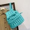 Women Backpack 18L Large Capacity Great Load Bearing Bubble Check Texture Outer Water