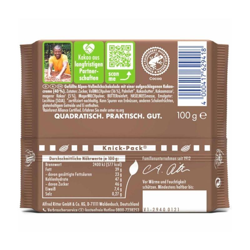Ritter Sport Cocoa Mousse Chocolate 100g