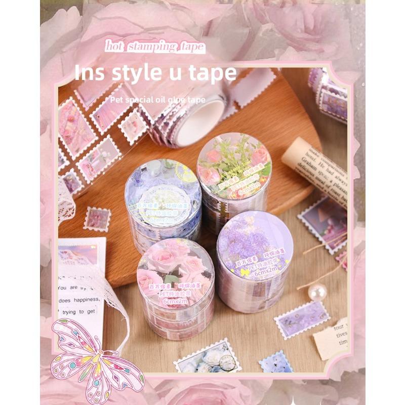 

Пшеница Молодежный Ретро Стиль Штамп Лента INS style 1PC