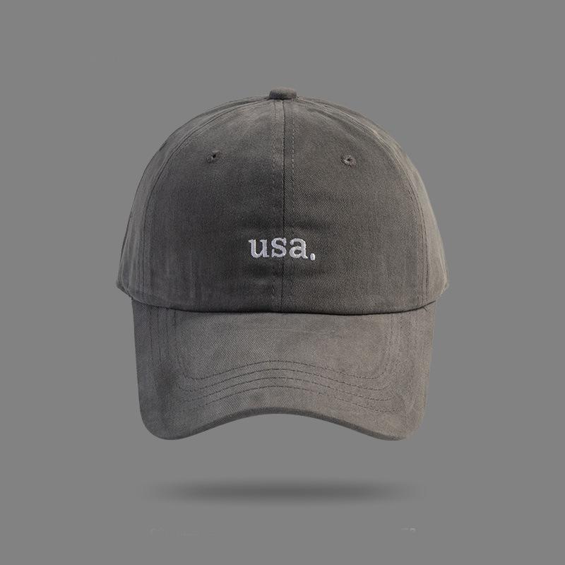 High Quality Hats Men's and Women's Embroidered Soft Top Caps Versatile Street Students Couple Baseball Caps Show Small Face