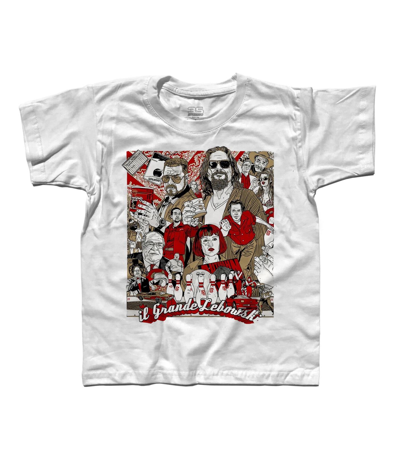 

The Big Lebowski The Big Lebowski Jeffrey Drugo Donny Maude Cult Kids T-Shirt- 120