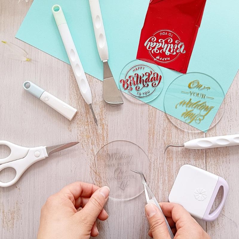 Weeding Tool Plotter Accessories 6pcs Vinyls Weeding Tools Crafting Basic Tool Kits Silhouettes Embossed Art Cutting Set