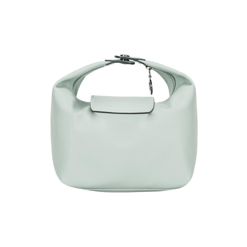 Longchamp Le Pliage Xtra Logo Button Closure Leather Mini Handbag Women Handbag Mint-Green 10291987M07