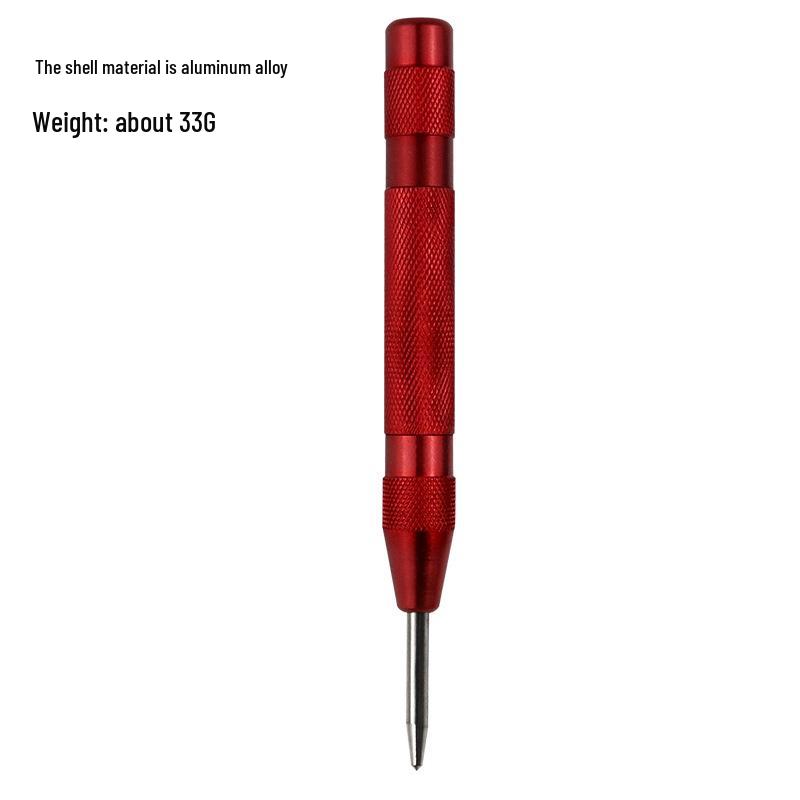 Semi-Automatic Center Punch Locator & Auto Glass Breaker Tool with Handle