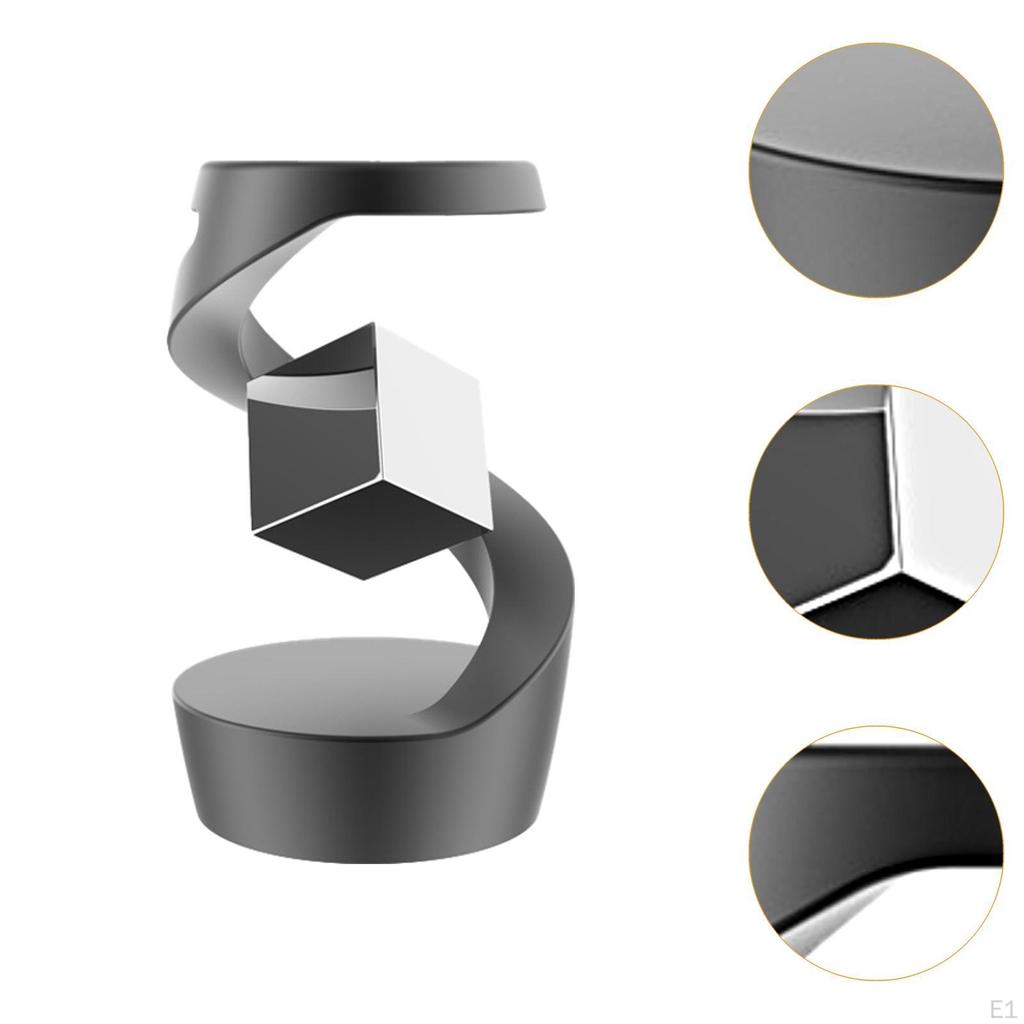 Defying Gravity Desk Toy Fidget for Keeping Focus Boys Girls Kids Teens Black Silver