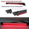 14/24/32/40/48/56/60 LED Universal Modified High Mount Brake Light - 12V Red High Brightness Car Rear Glass Tail Light 1pcs