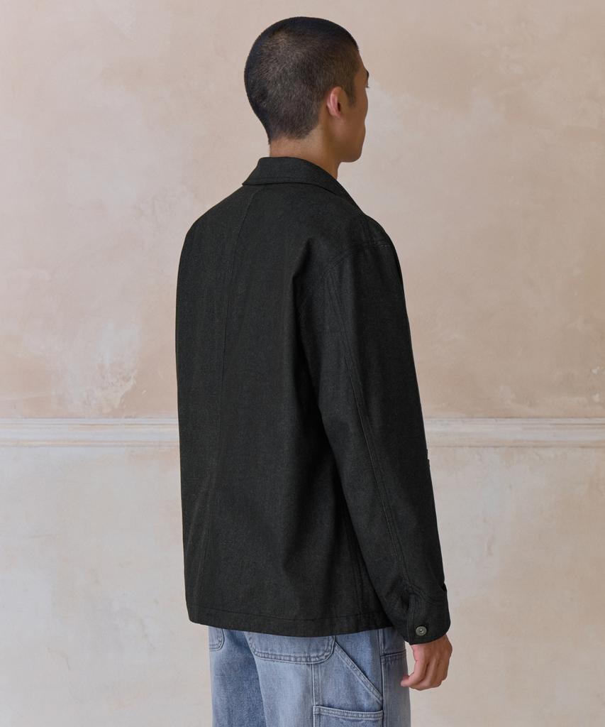 Musinsa Standard Denim-Like Chore Jacket [Black]