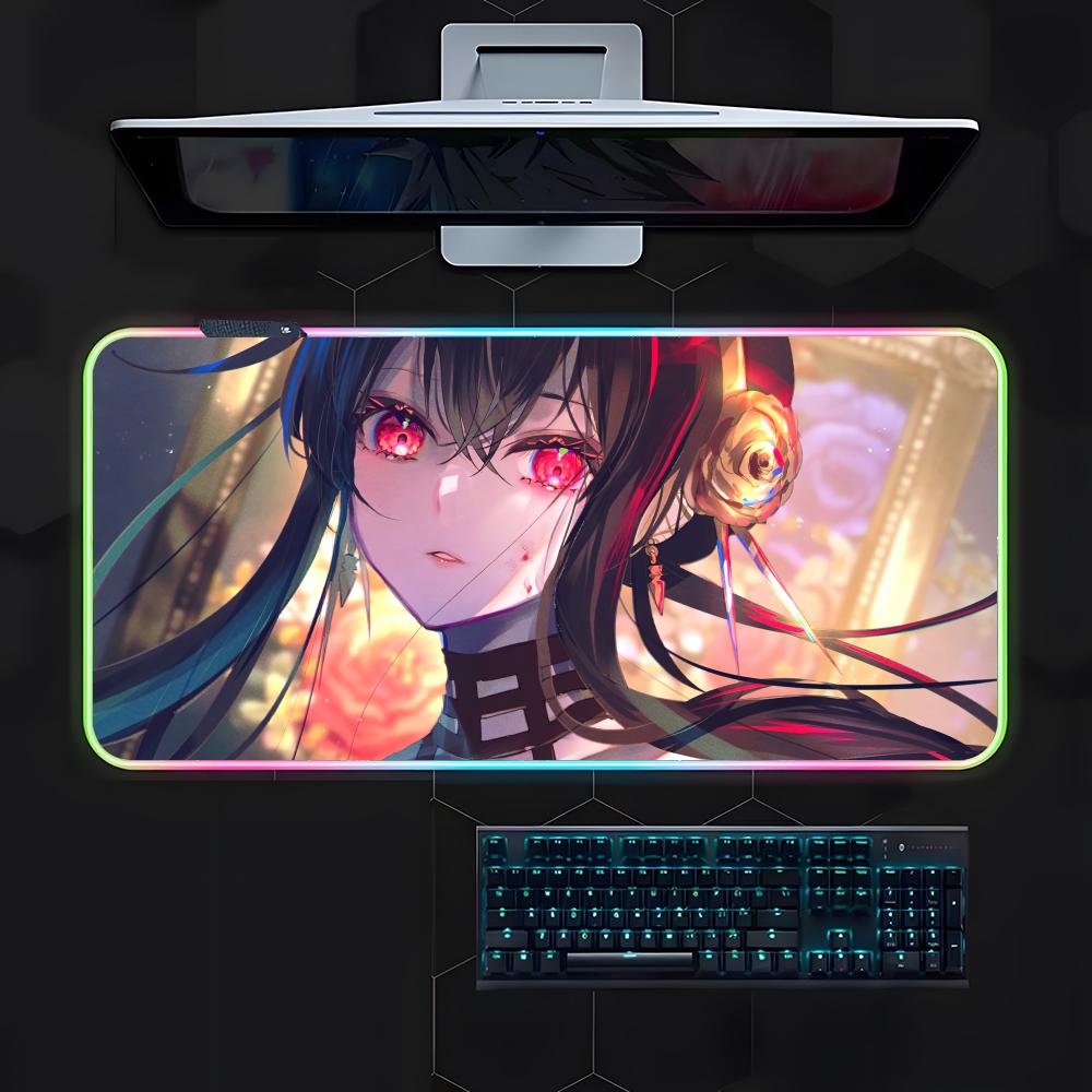 

Kawaii S-spy X FamilyKawaii S-spy X Family Mouse Pad Gamer Luminescence Led Mouse Pad Gaming Table Rgb Deskmat Keyboard Pc Mouse RGB600x300x3mm