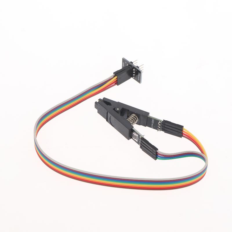 Sop8 To Dip8 Programmer Testing Clip 8 Pin Ic Test Clip Clamp Pitch 1.27Mm For Eeprom 93Cxx 25Cxx 24Cxx In Circuit Programming