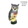 Cross-Border Owl: Outdoor Bird-Scaring, Rodent-Repelling Resin Ornament with Head Movement