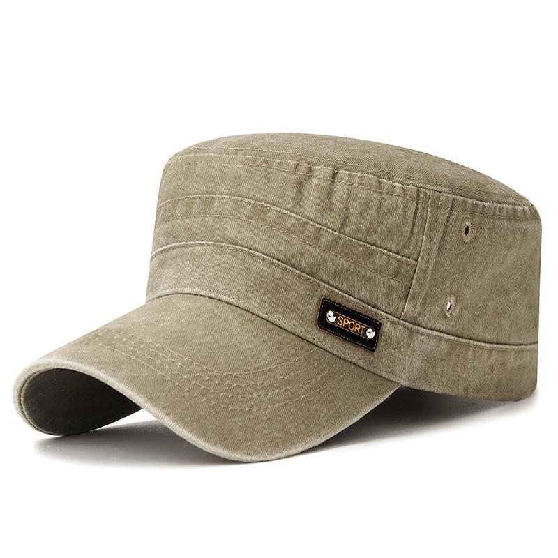 Unisex Washed Cotton Duckbill Cap - Outdoor Leisure Sunshade Hat for Spring & Autumn