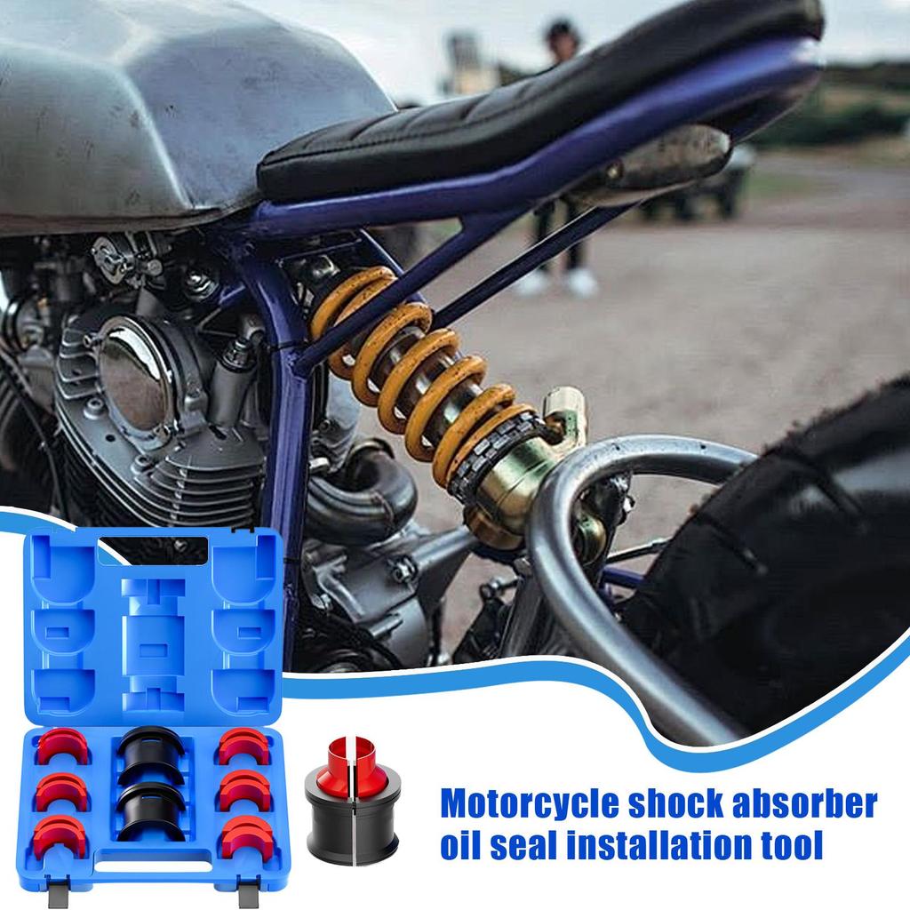Fork Seal Driver Kit Motorbike Shock Driver Set Precise Shock Absorber Oil Seal Installation Equipment For Motorcycle Motorbike