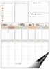 Duży Planer Kalendarz Tablica Magnetyczna Na Lodówkę Pisak + Notes