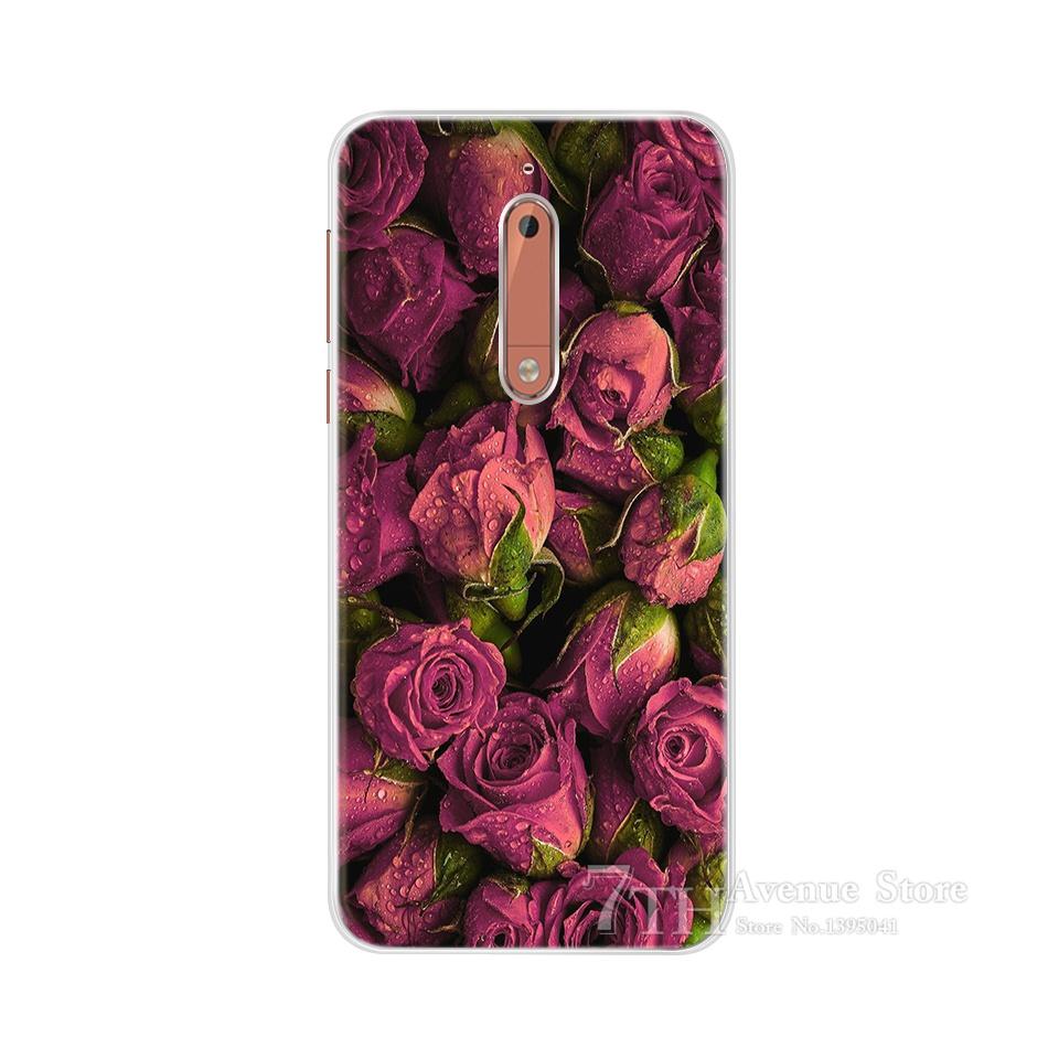 For Nokia 5 Case 5.2" Cartoon Soft Silicone TPU Phone Case For Nokia 5 Nokia5 Global Dual TA-1024 TA-1053 TA-1044 Back Cover