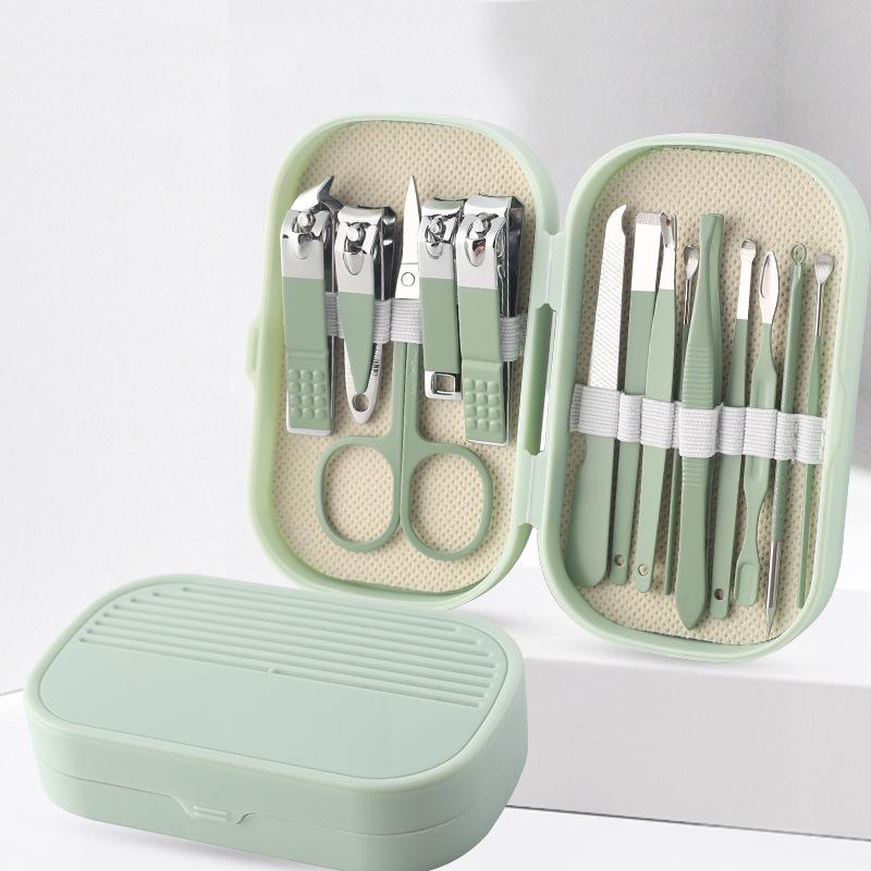 8-Piece Nail Clipper & 14-Piece Manicure Set with Foot Care Storage Box