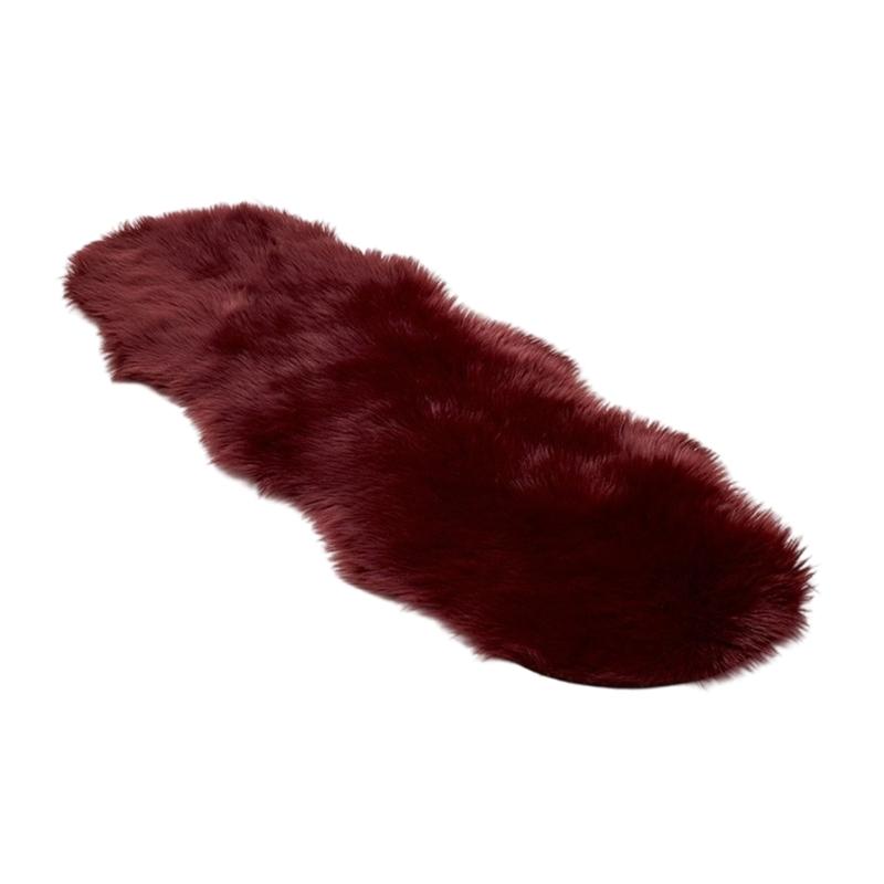 

Polyester Area Rug with Elegant Pattern for Bedroom Use Offering Warmth Easy Cleaning and Long Time Use 60X90 бордовый