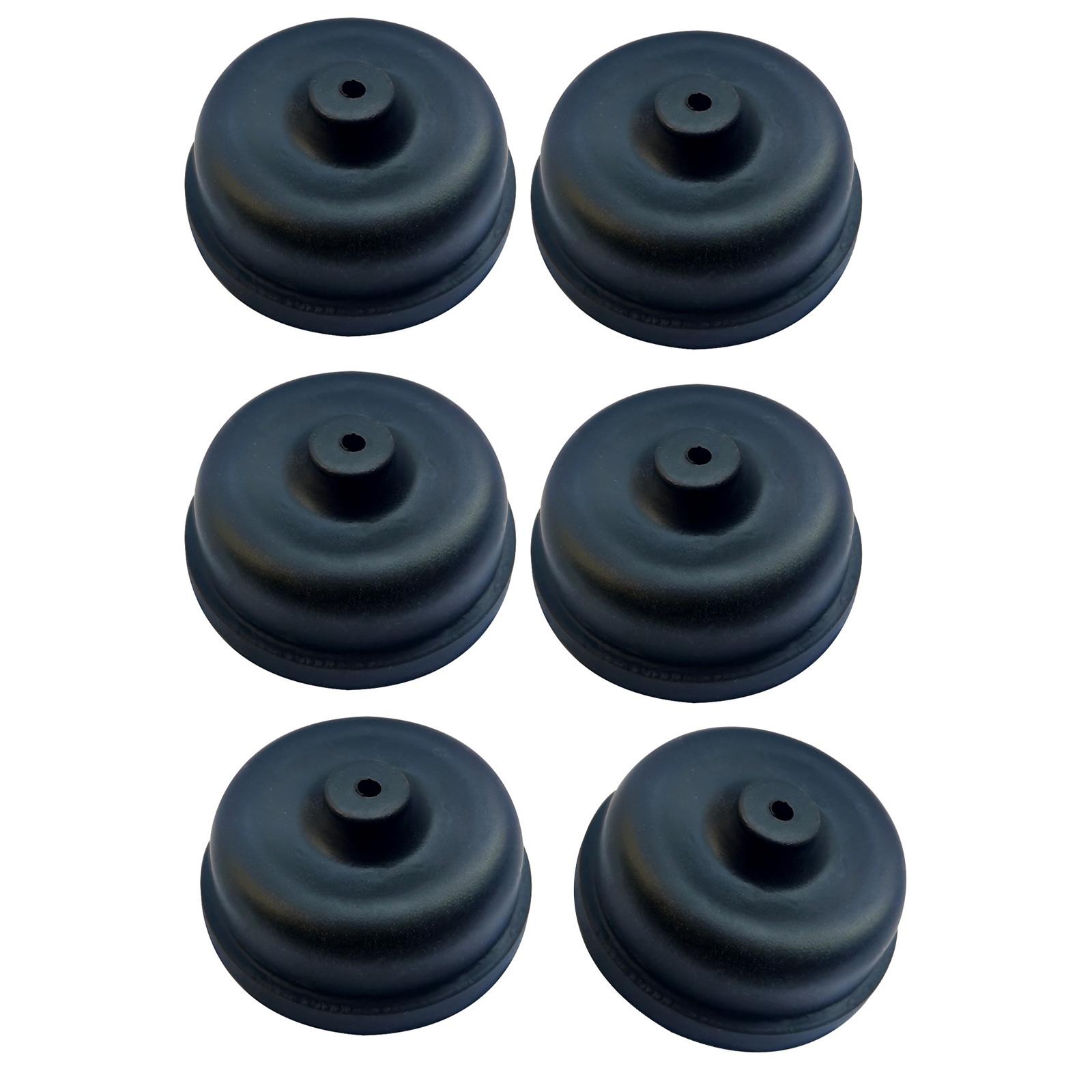 

Упаковка из 6 диафрагм для аквариумного воздушного насоса, сменная резиновая силиконовая чашка, деталь для аксессуаров кислородного насоса для аквариума L