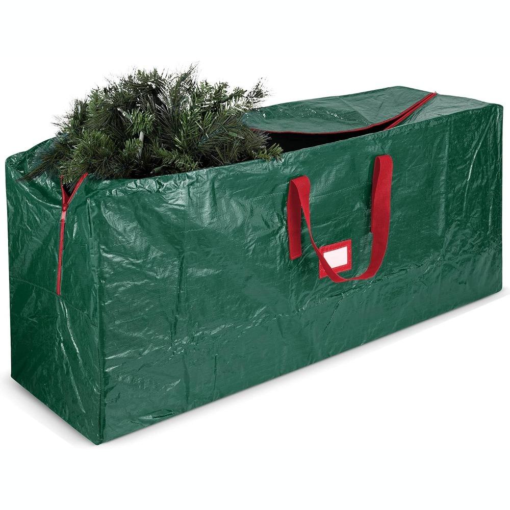 Folding Christmas Organizer Bag Gift Wrap Storage Bag  For All Year Round Christmas Storage