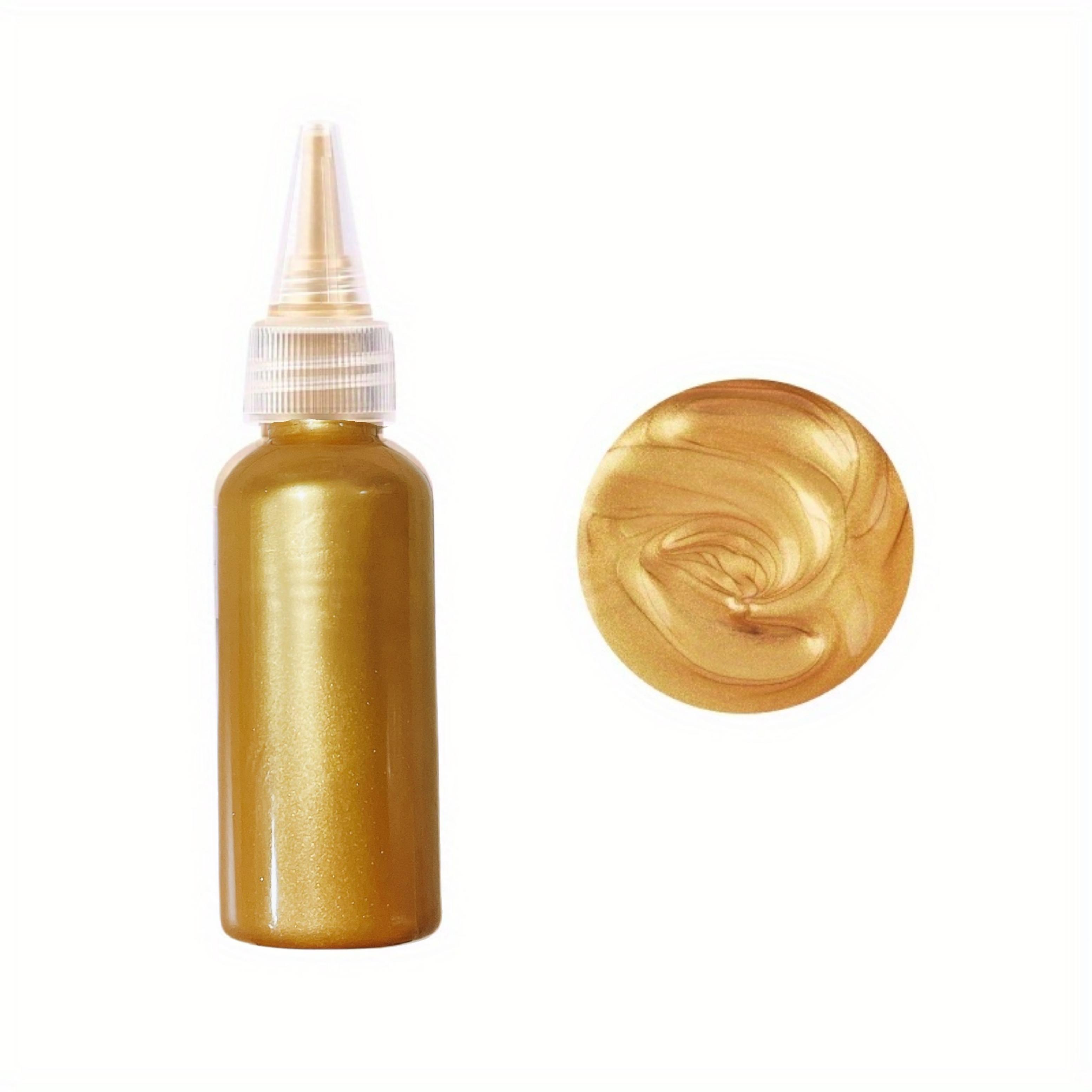 

60 мл Металлические акриловые краски Смоляные пигменты Золотистый Серебристый Медный Для Эпоксидной смолы Изготовление украшений Ручная работа Сделай сам Краситель Пигмент