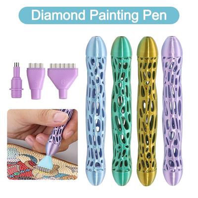 Embroidery 5D Diamond Painting Pen Kit DIY Craft Nail Art Pen Point Drill Pens  for Nail Art